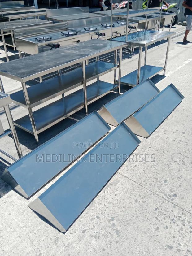 7ft Stainless Wall Shelves Stainless Steel