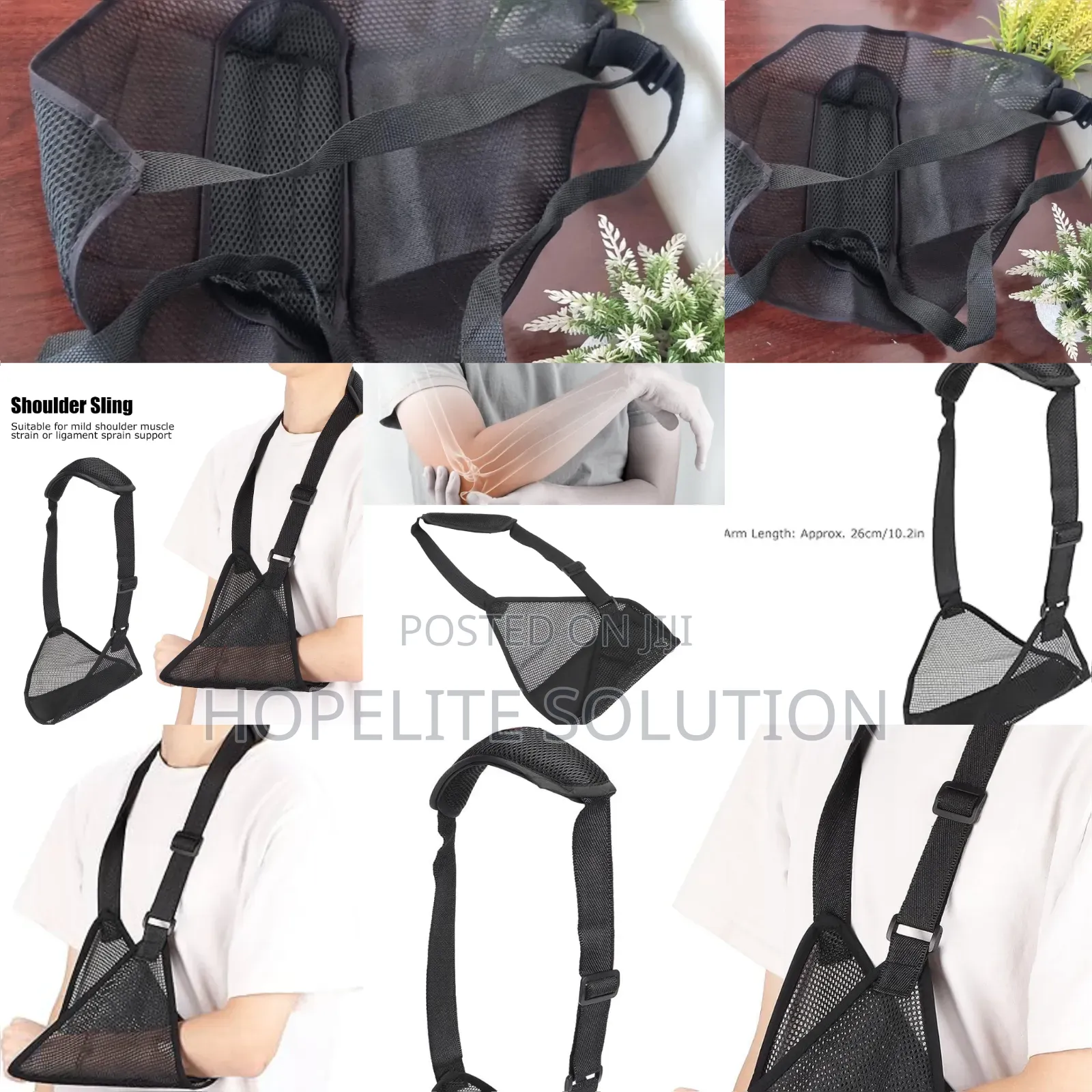 Medical Arm Support Sling Now Available in Black
