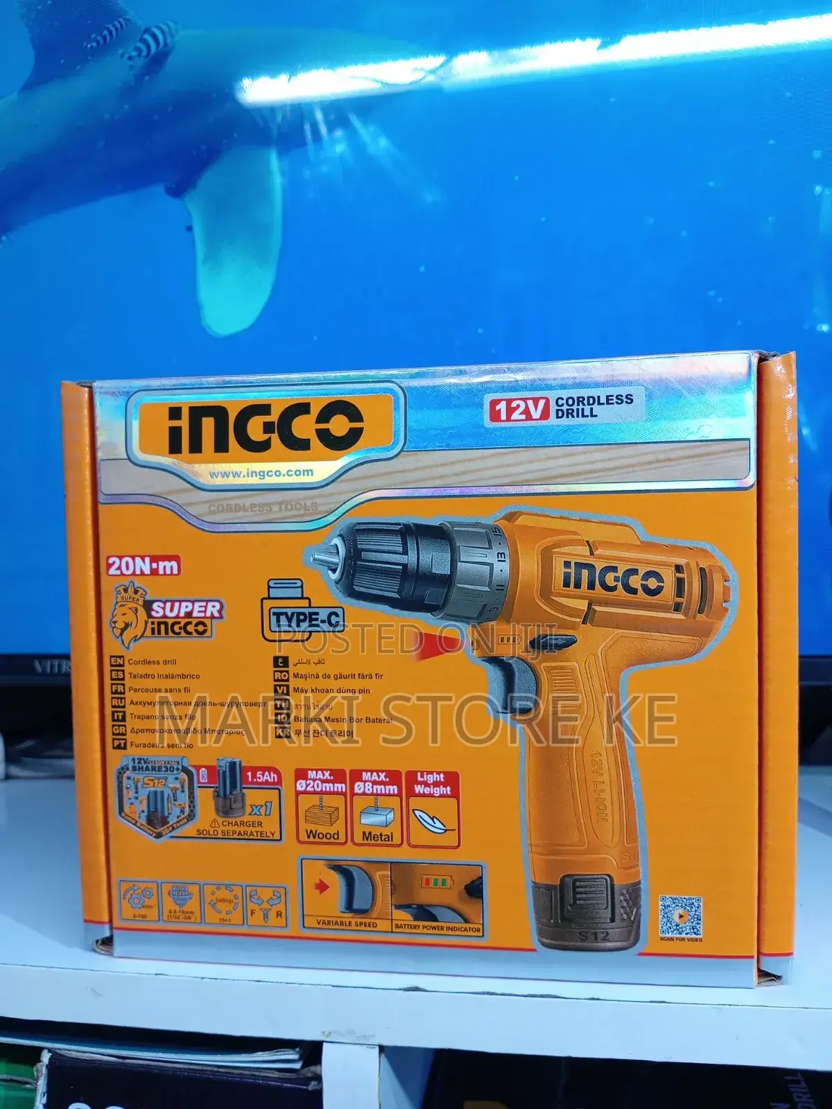 Ingco 12v Cordless Drill