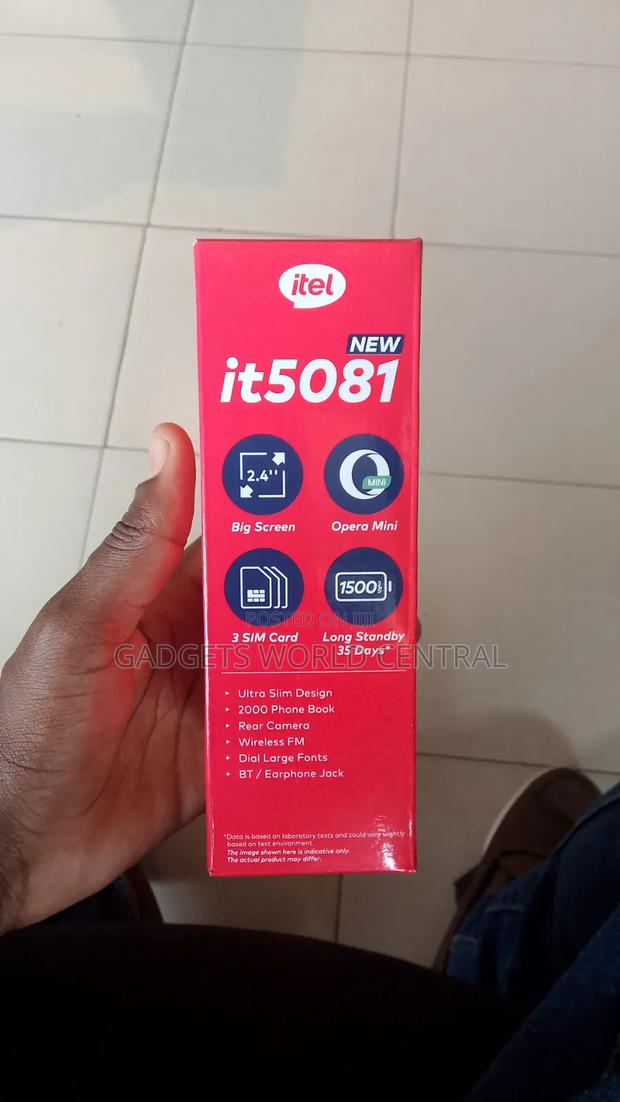 New Itel IT5081 Black - thumbnail 2