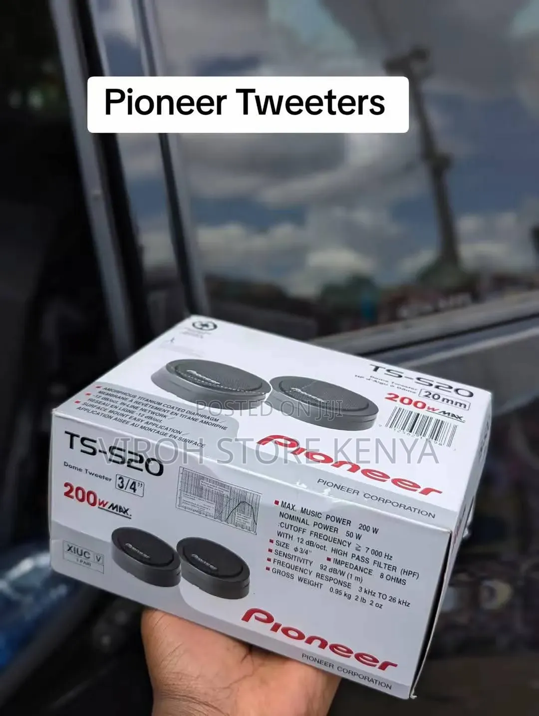 Pioneer Tweeters 200 Watts (Original) Dome Tweeters