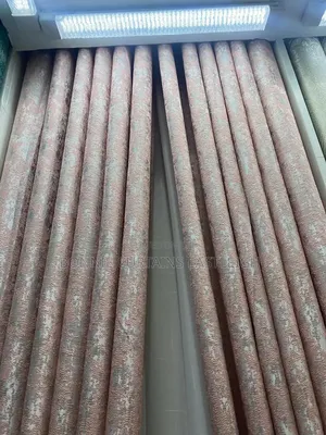 Cream Curtains and White Sheers