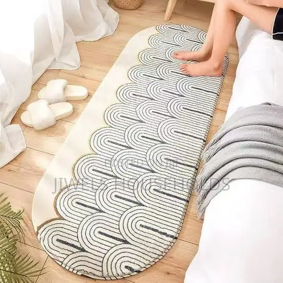 Warm Super Oval Soft Bedside Mats
