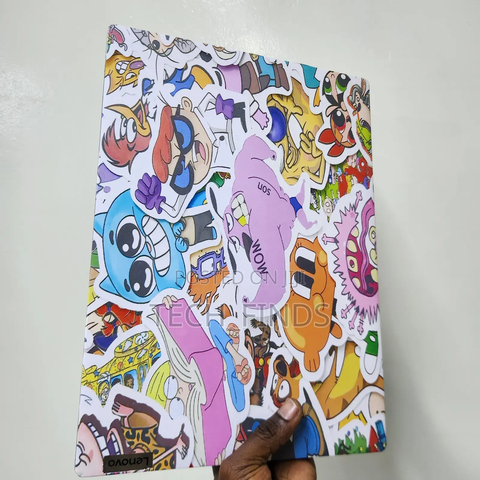 90s Cartoon-Themed Vinyl Laptop Skin