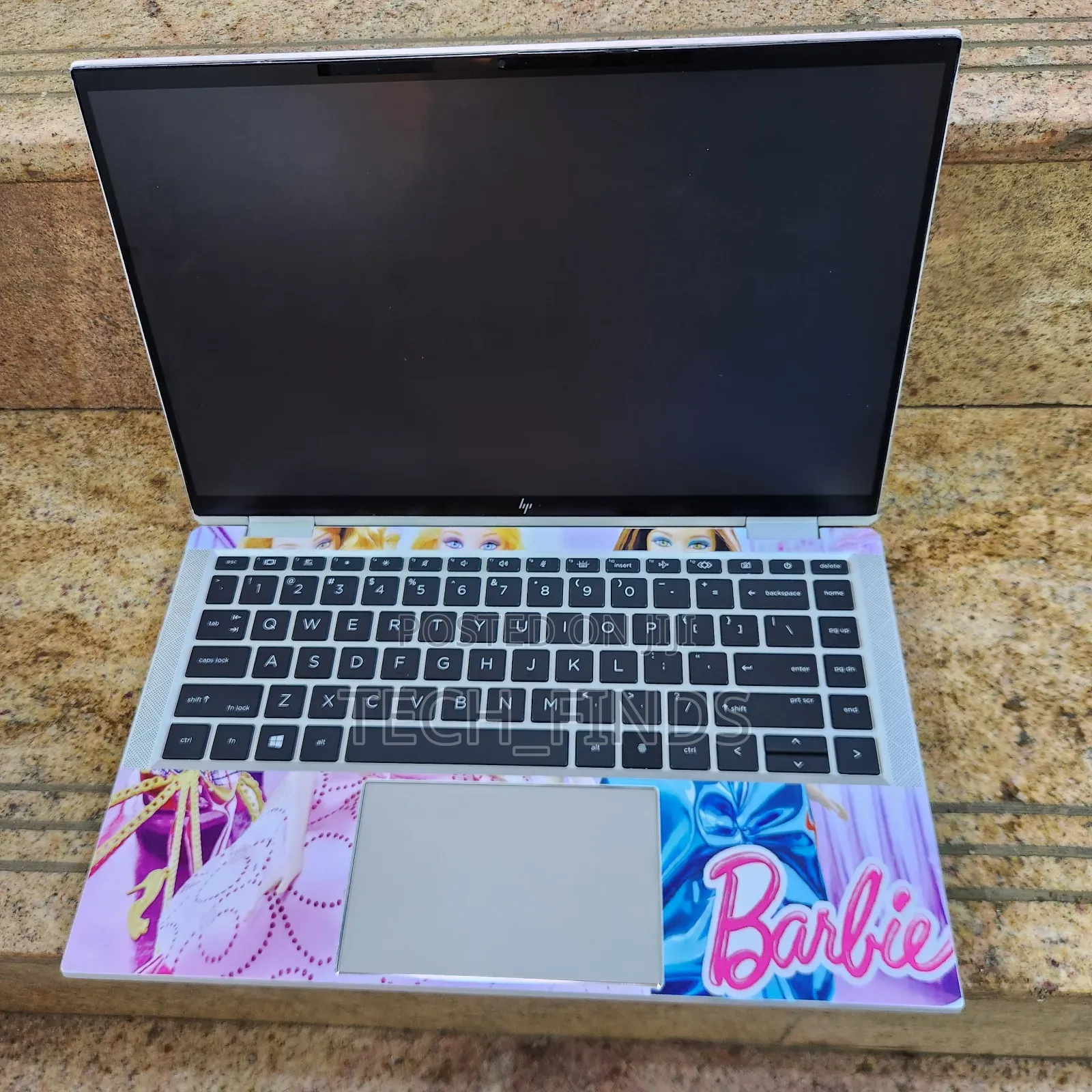 Infinity Interiors Digital Printed Barbie Laptop Skin