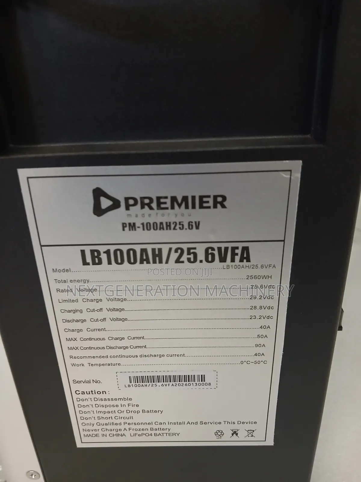 Premier Lithium Battery