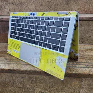 Yellow Spongebob Squarepants Themed Vinyl Laptop Skins