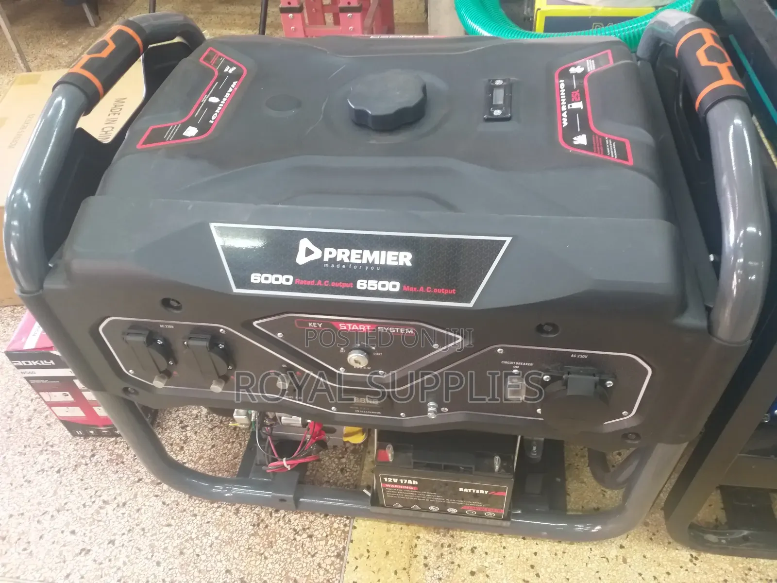 Premier 6.5kva Petrol Generator