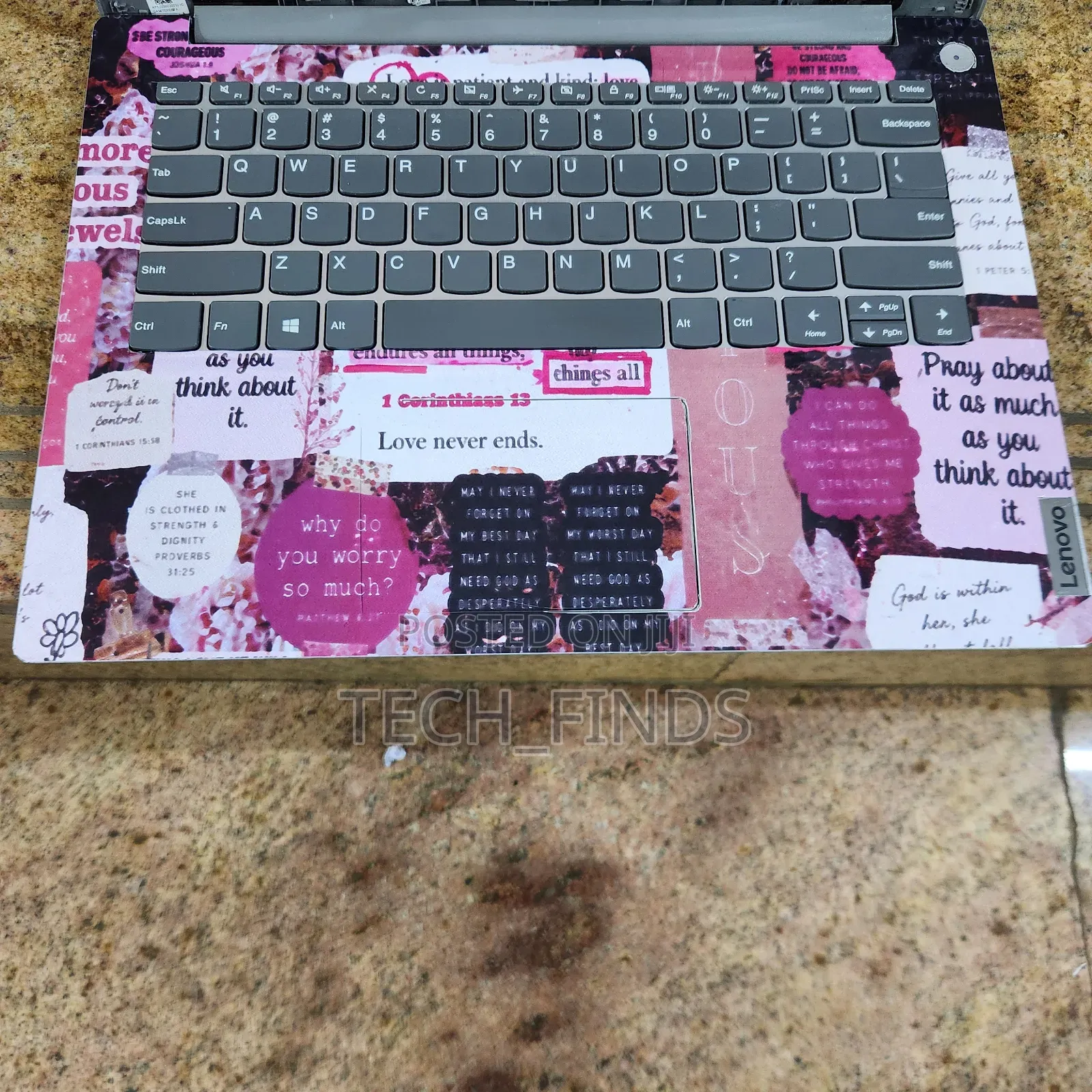 Pink Aesthetic Journal Ideas Laptop Skin