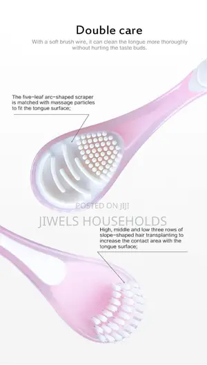 Double Sided Silicone Tongue Cleaner