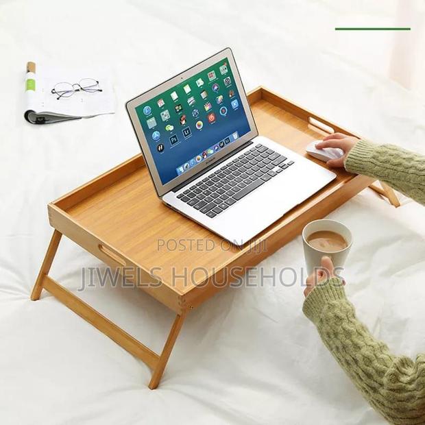 Foldable Bamboo Tray - thumbnail 2