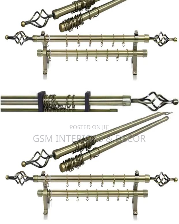 Curtain Rods Available in Various Colours