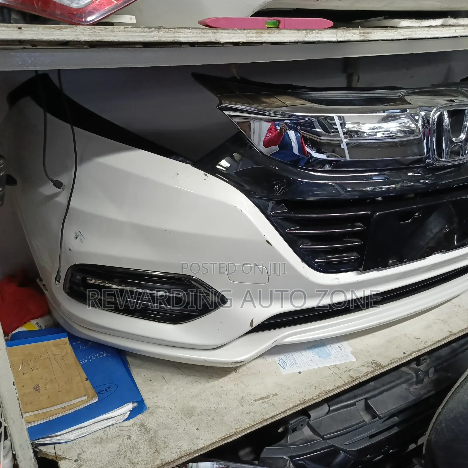 Honda Vezel 2019 Front Bumper Complete With Grille and Fog Lights.