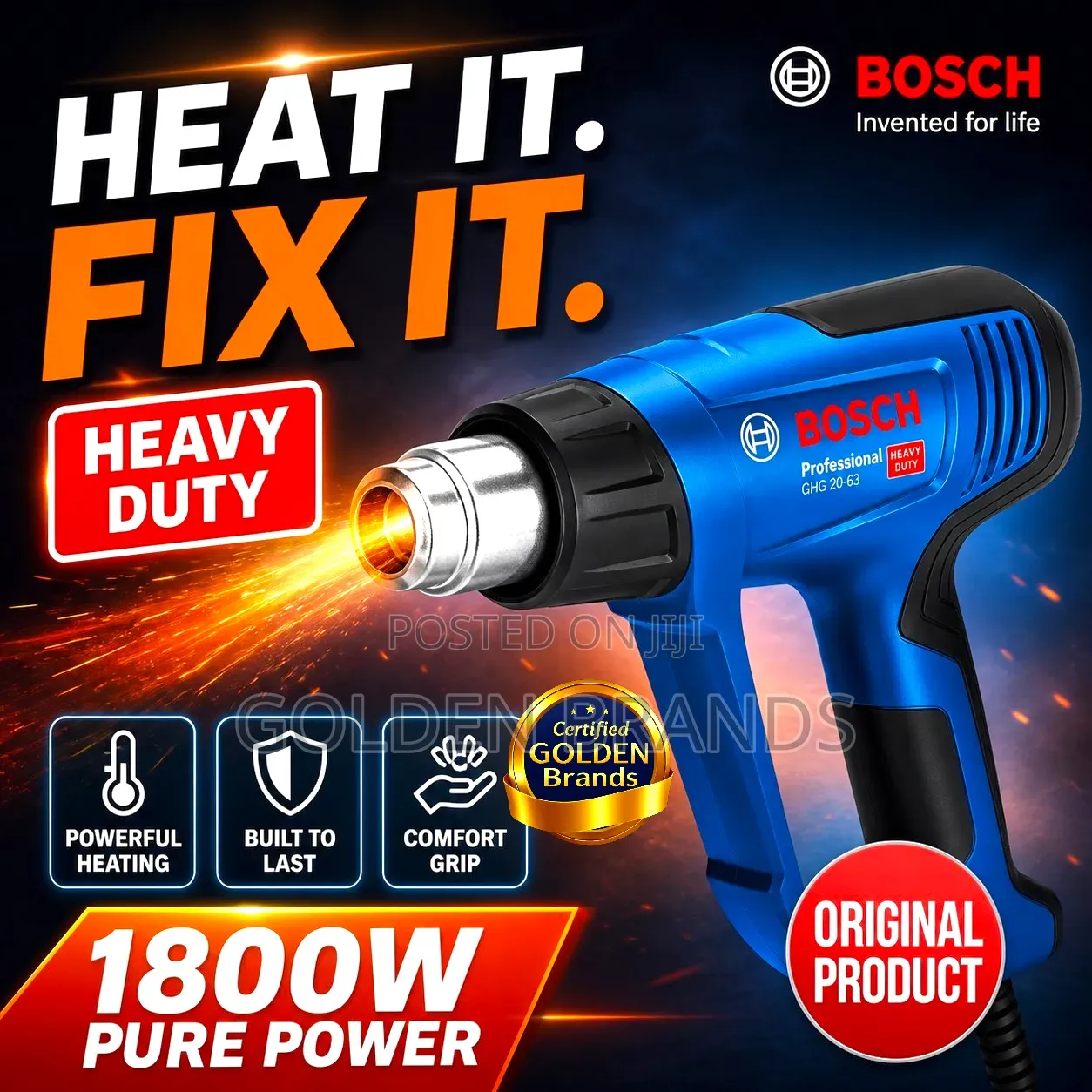Power Heavy Duty Bosch Heat Gun