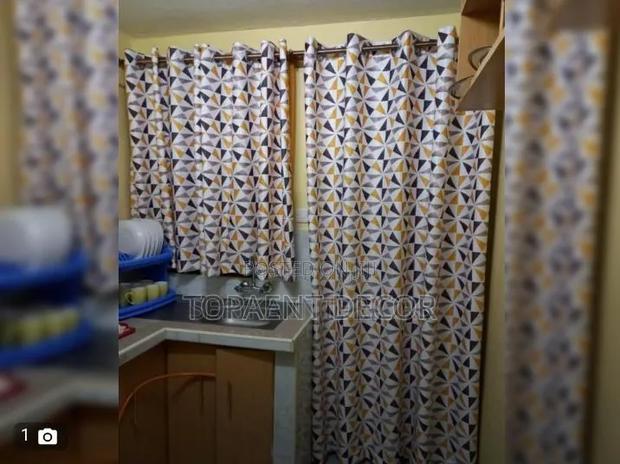 Create Your Vibe With Elegant Kitchen Window and Door Curtains - main view