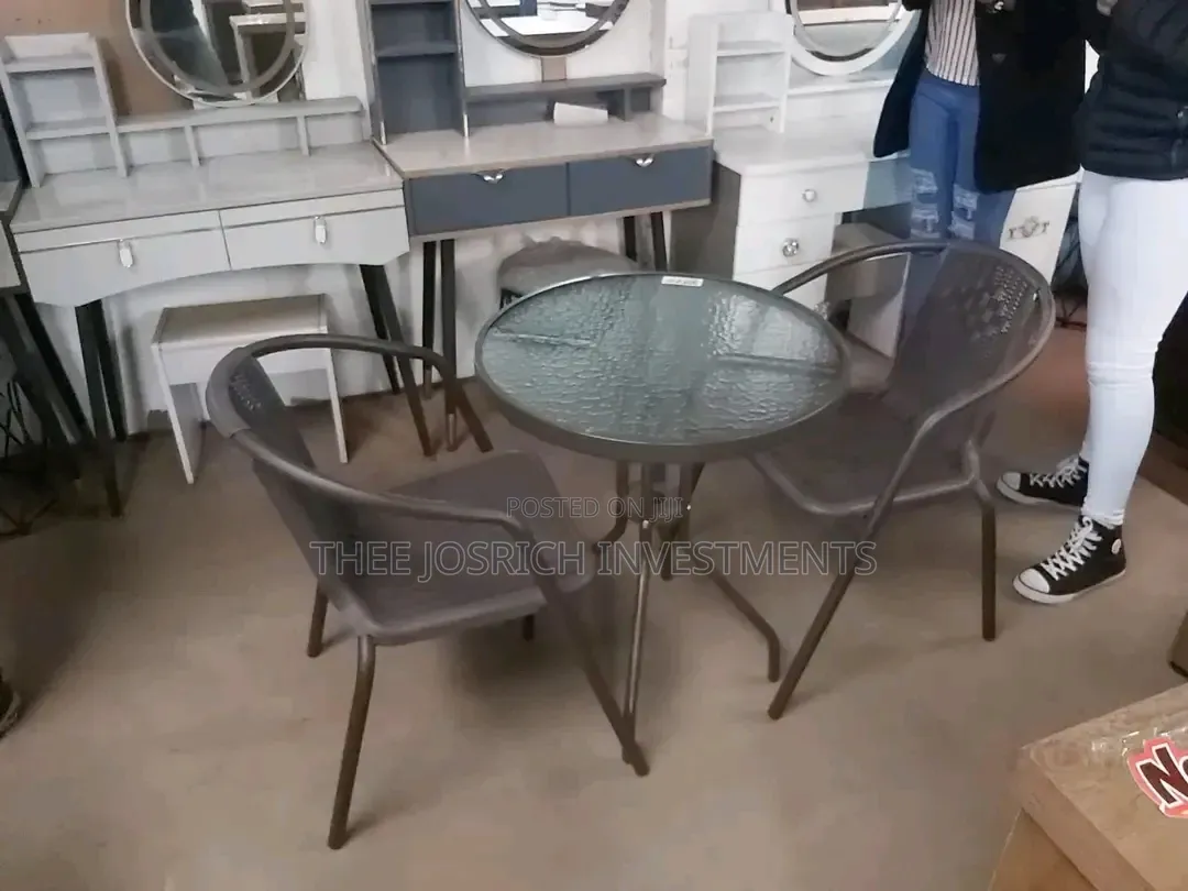Executive 2 Seater Outdoor/Balcony Set Fully Metallic