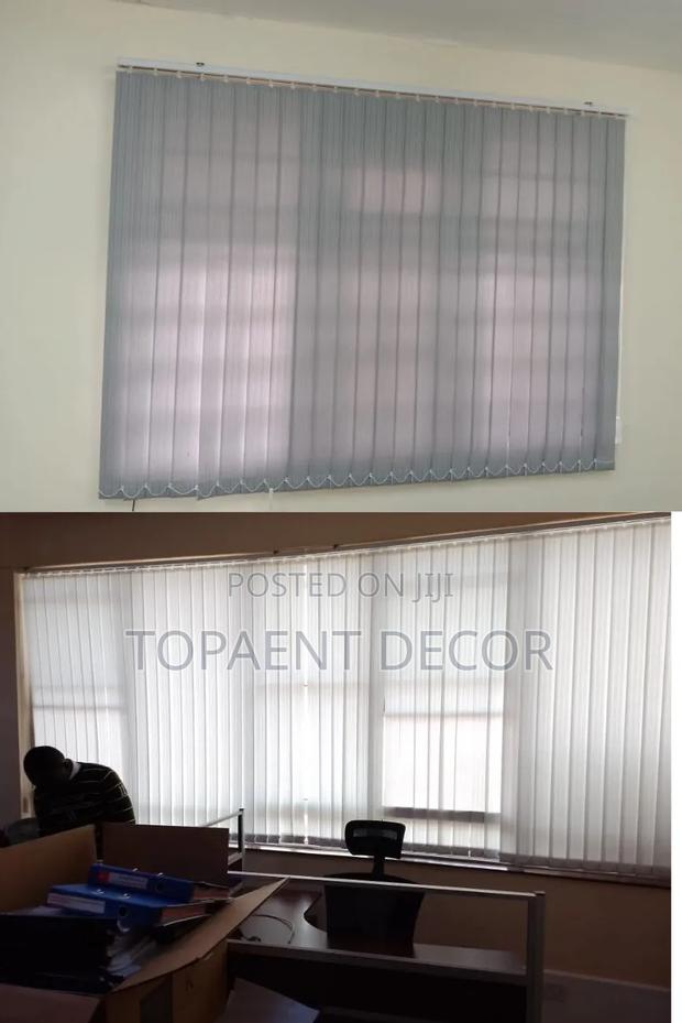Simple Beauty, Perfect Fit, Vertical Office Window Blinds