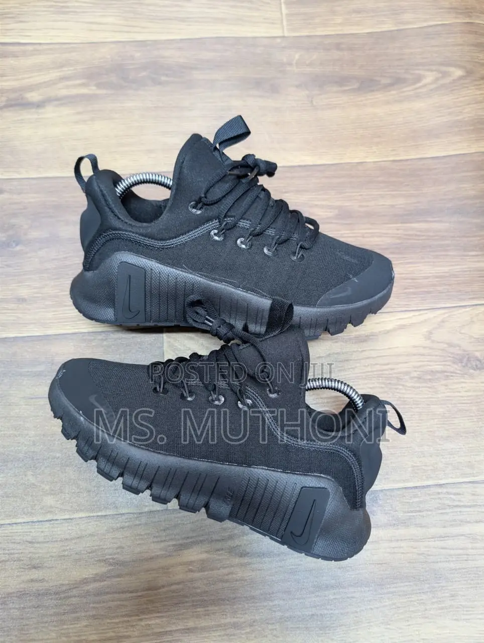All Black Nike Free Running Shoes Size 37-45