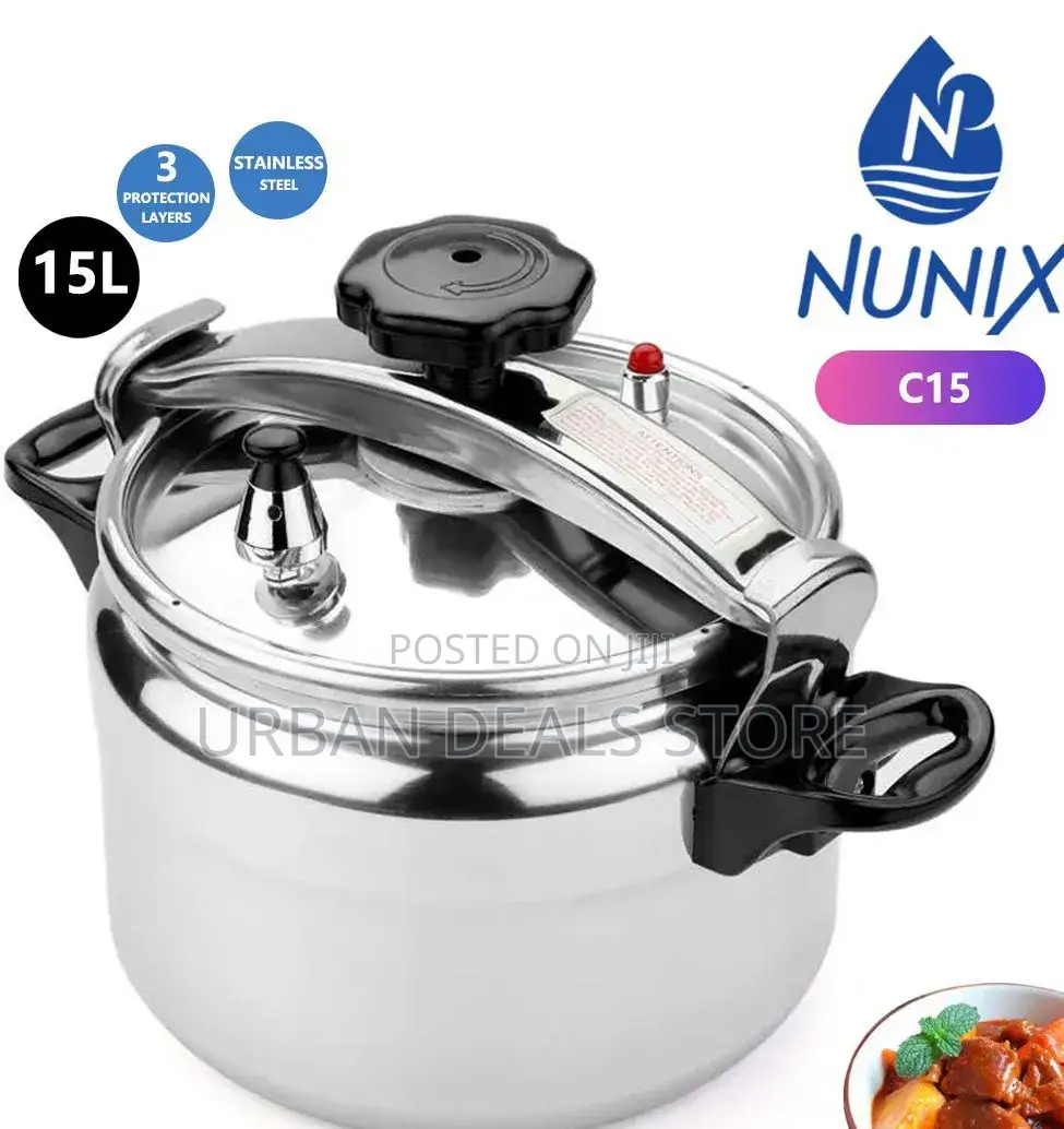 15 LTRS Nunix Manual Pressure Cooker