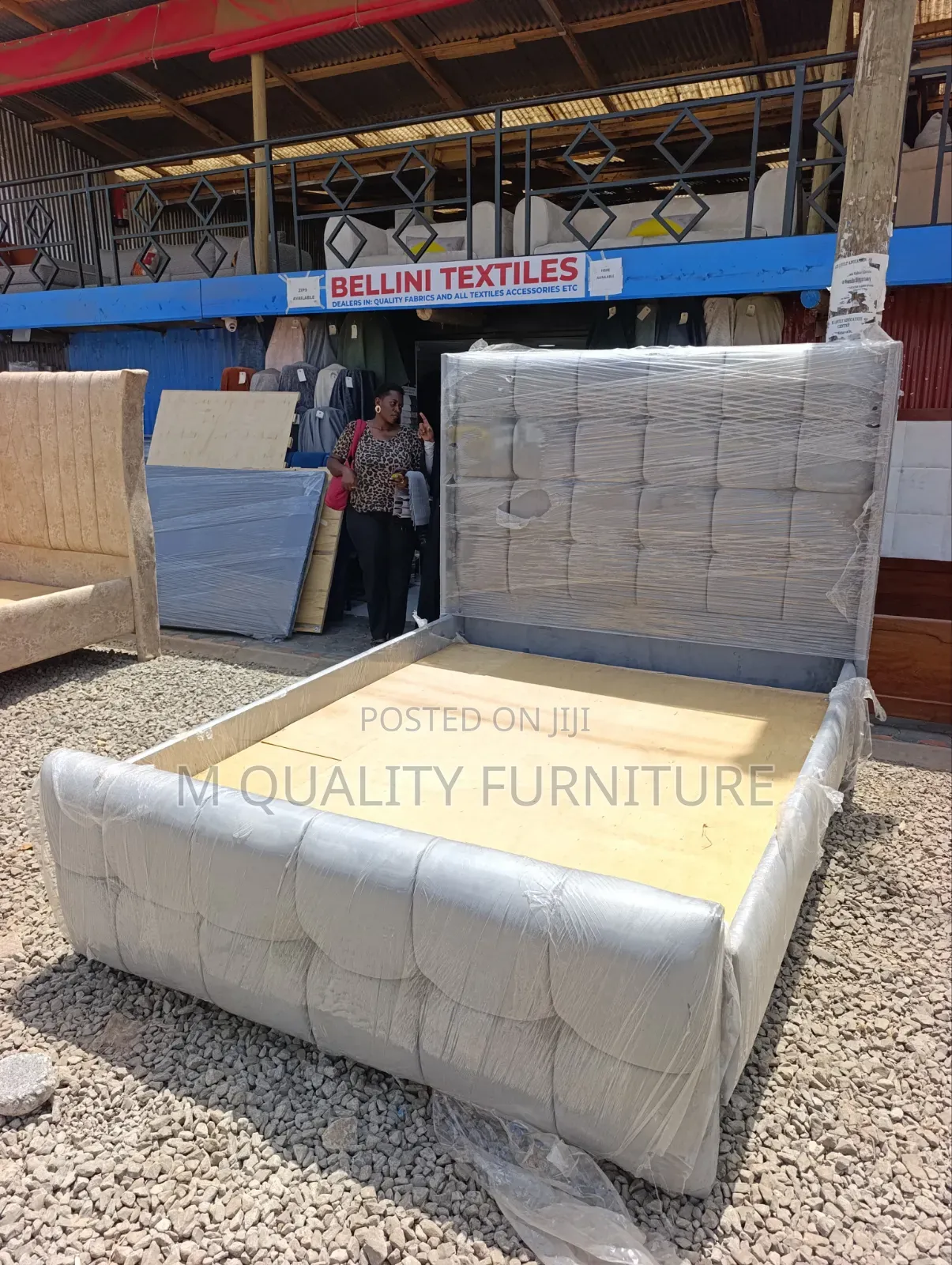 Upholstered Bed - Soft and Elegant