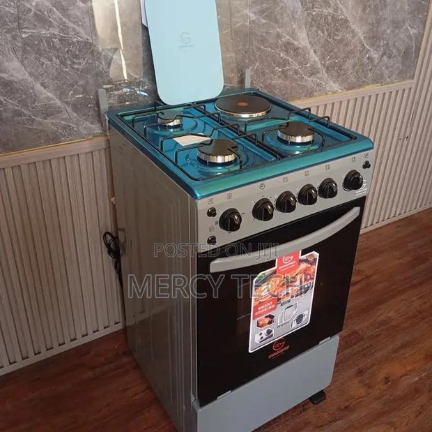Eurochef 50*55 Free Standing 3gas Burner +1 Electric