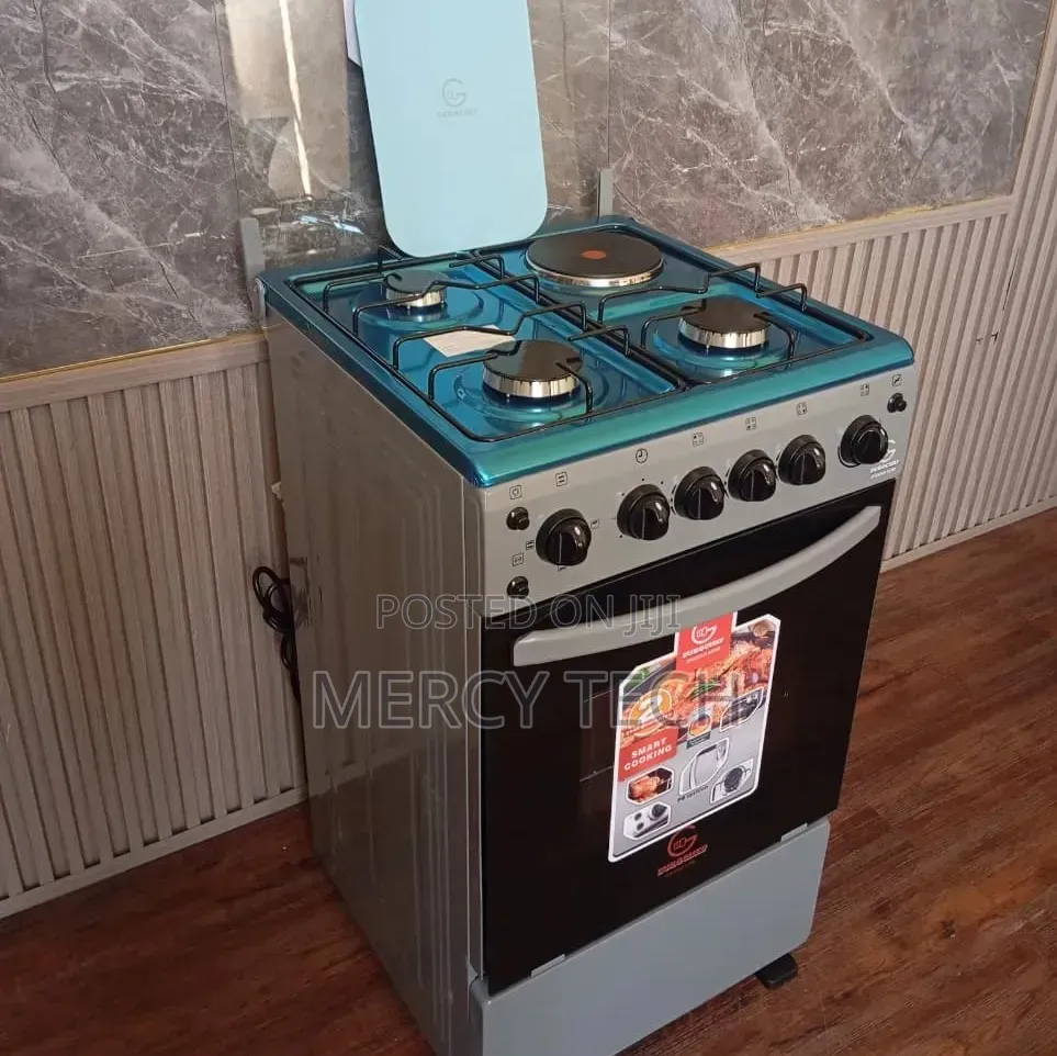 Eurochef 50*55 Free Standing 3gas Burner +1 Electric