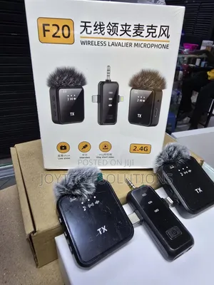 F20 Wireless Mic – Crystal Clear Sound for Smartphones (Plug Play)