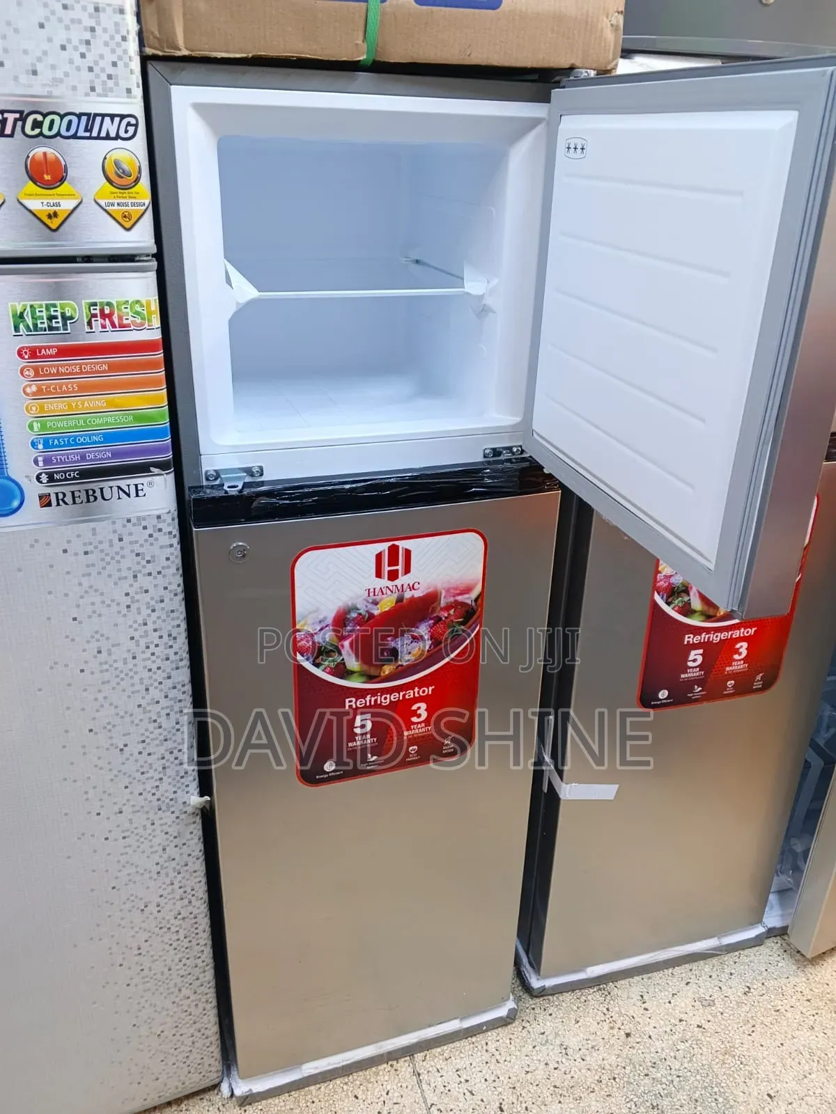 Hanmac Double Door Fridge