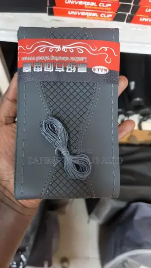 Leather Steering Wheel Cover