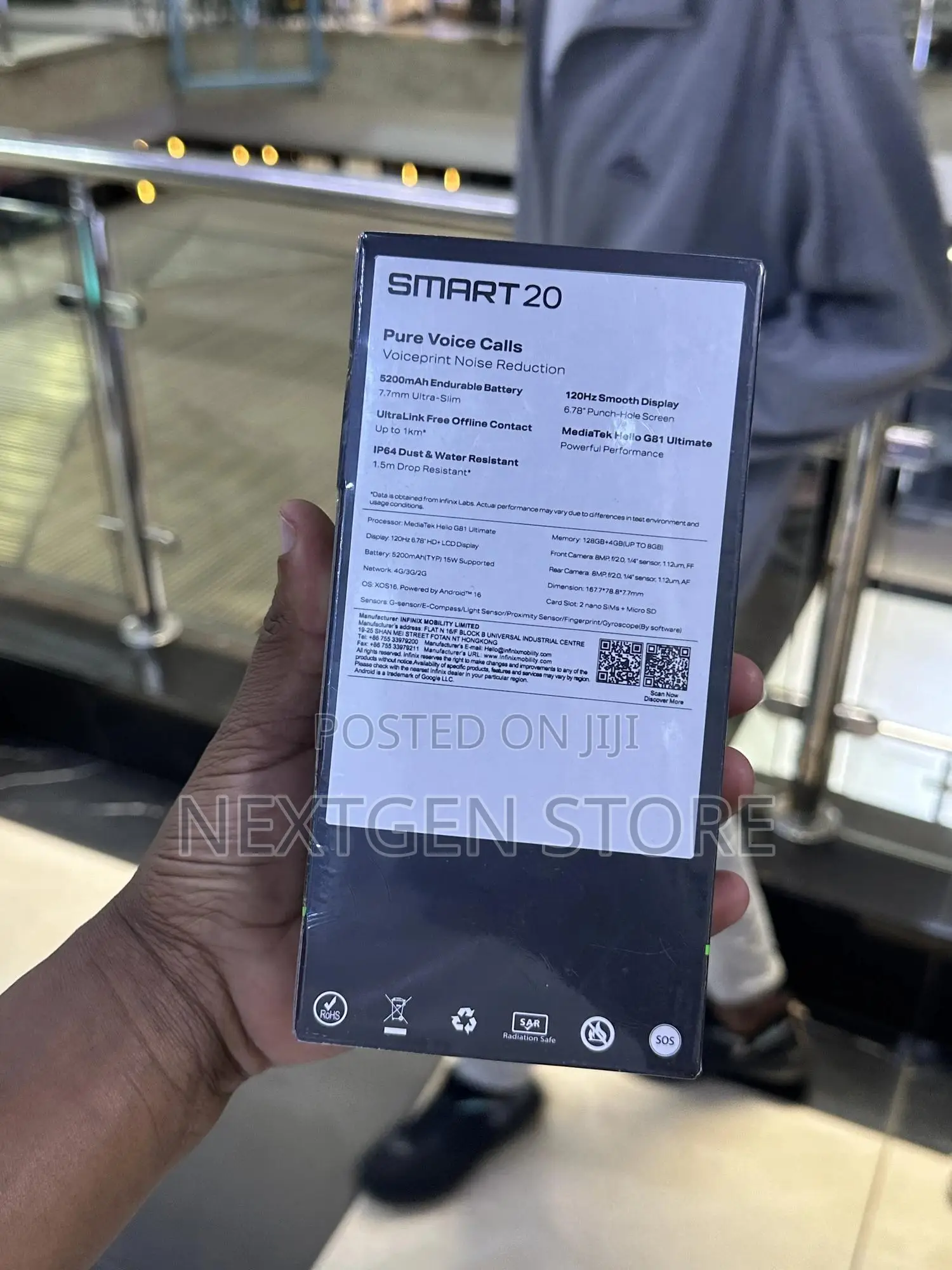 New Infinix Smart 20 128 GB Silver