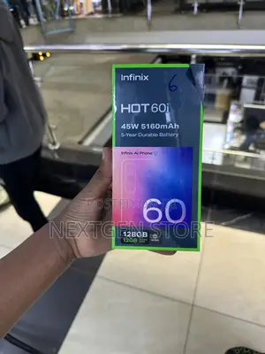 New Infinix Hot 60i 128 GB Black