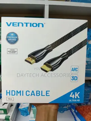 Vention Nylon-Braided Hdmi Cable With a Length of 10 Meters.