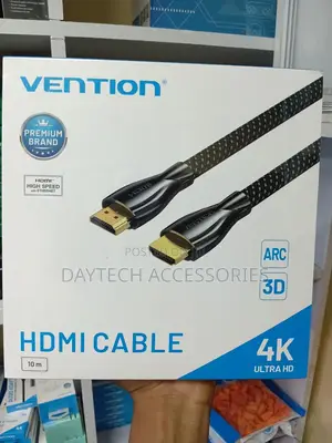 Vention Nylon-Braided Hdmi Cable With a Length of 10 Meters.
