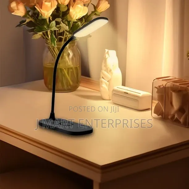 Desk Lamp With Wireless Charger, Adjustable, Usb