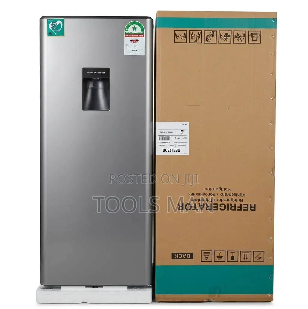 Hisense Single Door Refrigerator With Water Dispenser.