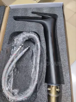 Matte Black High Basin Mixer Tap