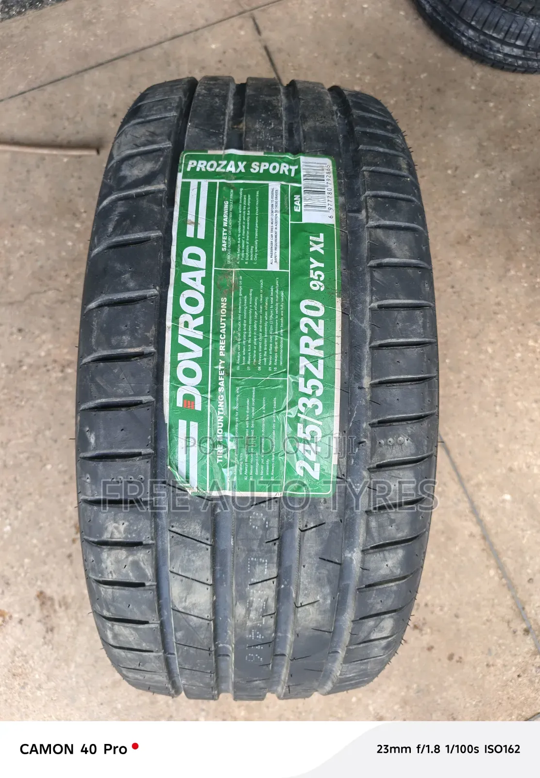 245/35zr20 Prozax Sport