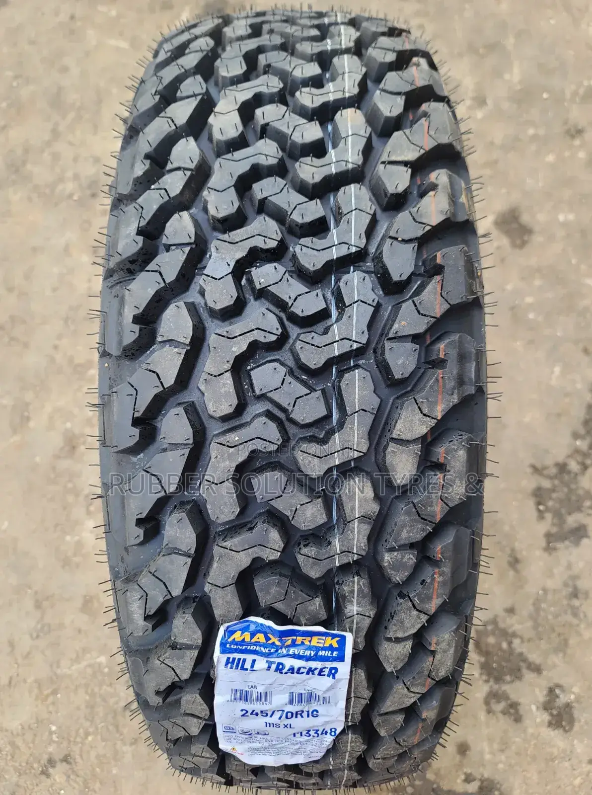 245 /70 R16 Maxtrek Tyres 111s X/L All-Terrain Hill Tracker