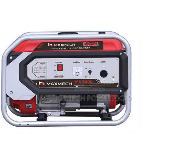 Maxmech Petrol Manual Generator RFS-5200 3.8 Kva/3.0 Kw