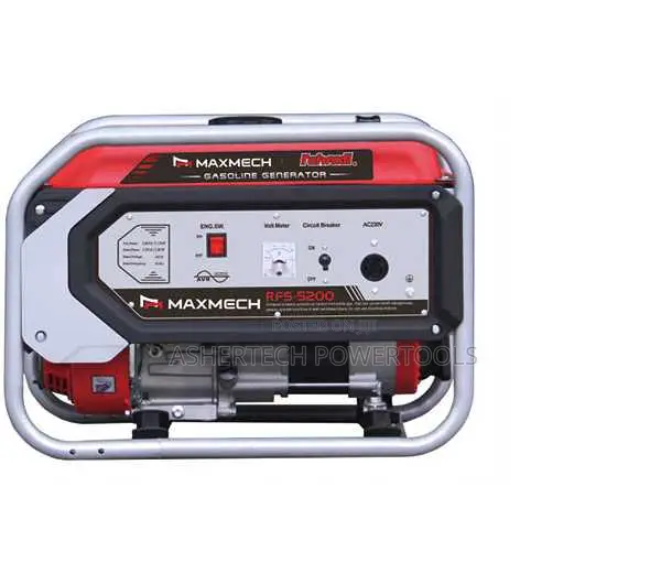 Maxmech Petrol Manual Generator RFS-5200 3.8 Kva/3.0 Kw