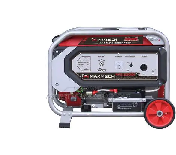 Maxmech Electric Start Generator RFS-5200e 3.8 Kva/3.0 Kw