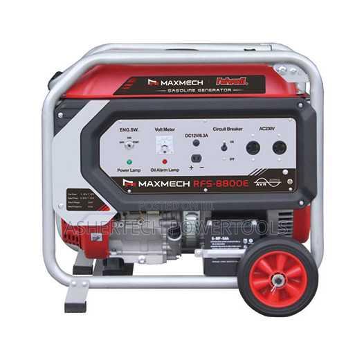 Maxmech Electric Start Generator RFS-8800e 9.4 Kva/7.5 Kw