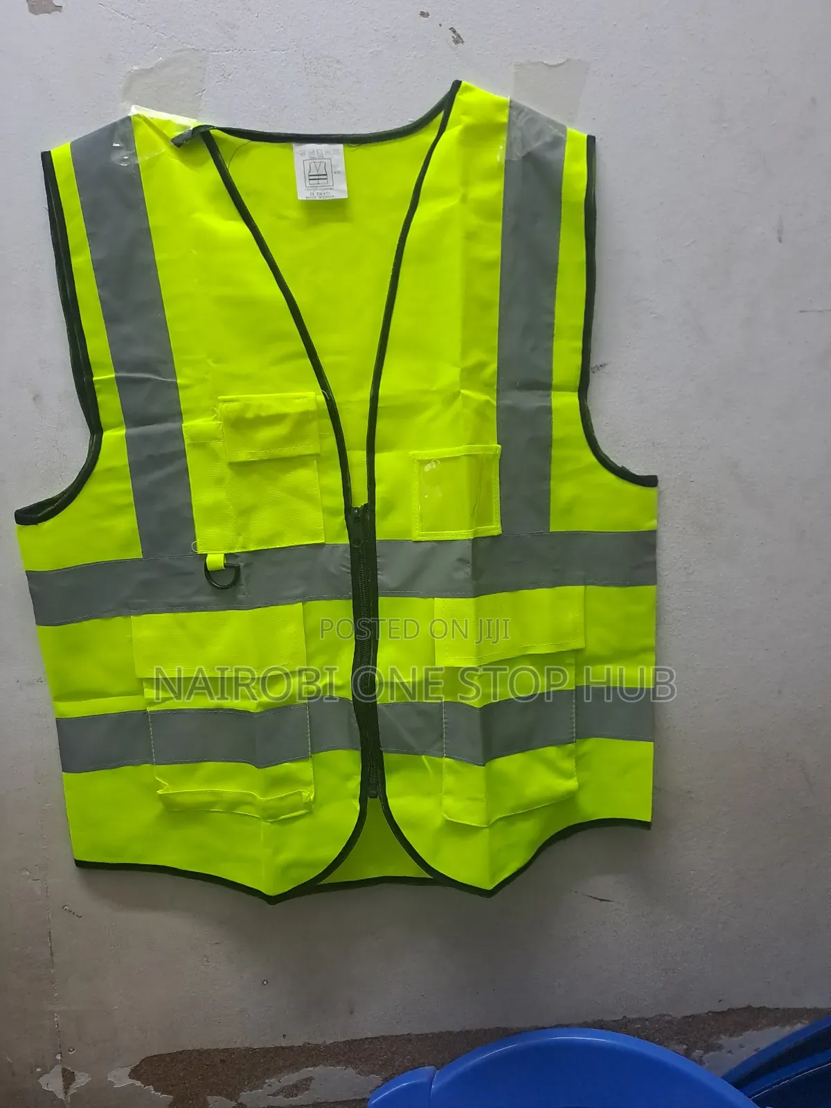 Reflector Safety Jacket With Zip