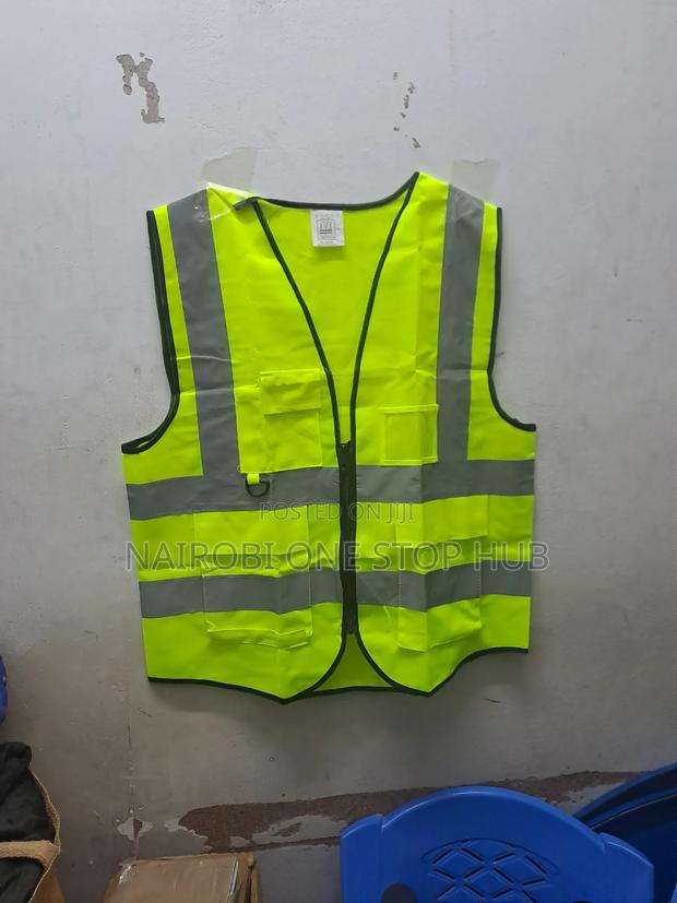 Reflector Safety Jacket With Zip - thumbnail 2