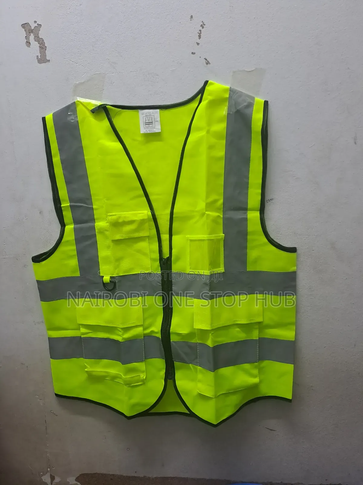 Reflector Safety Jacket With Zip