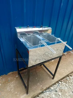 Jua Kali 20-Liter Electric Double Deep Fryer
