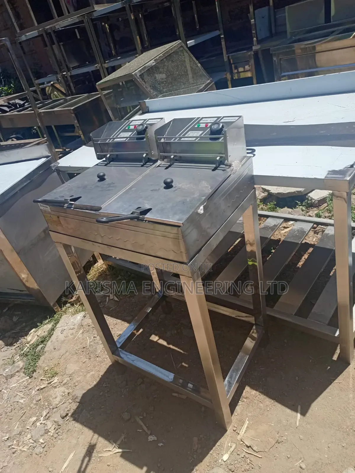 Electric Double Deep Fryer
