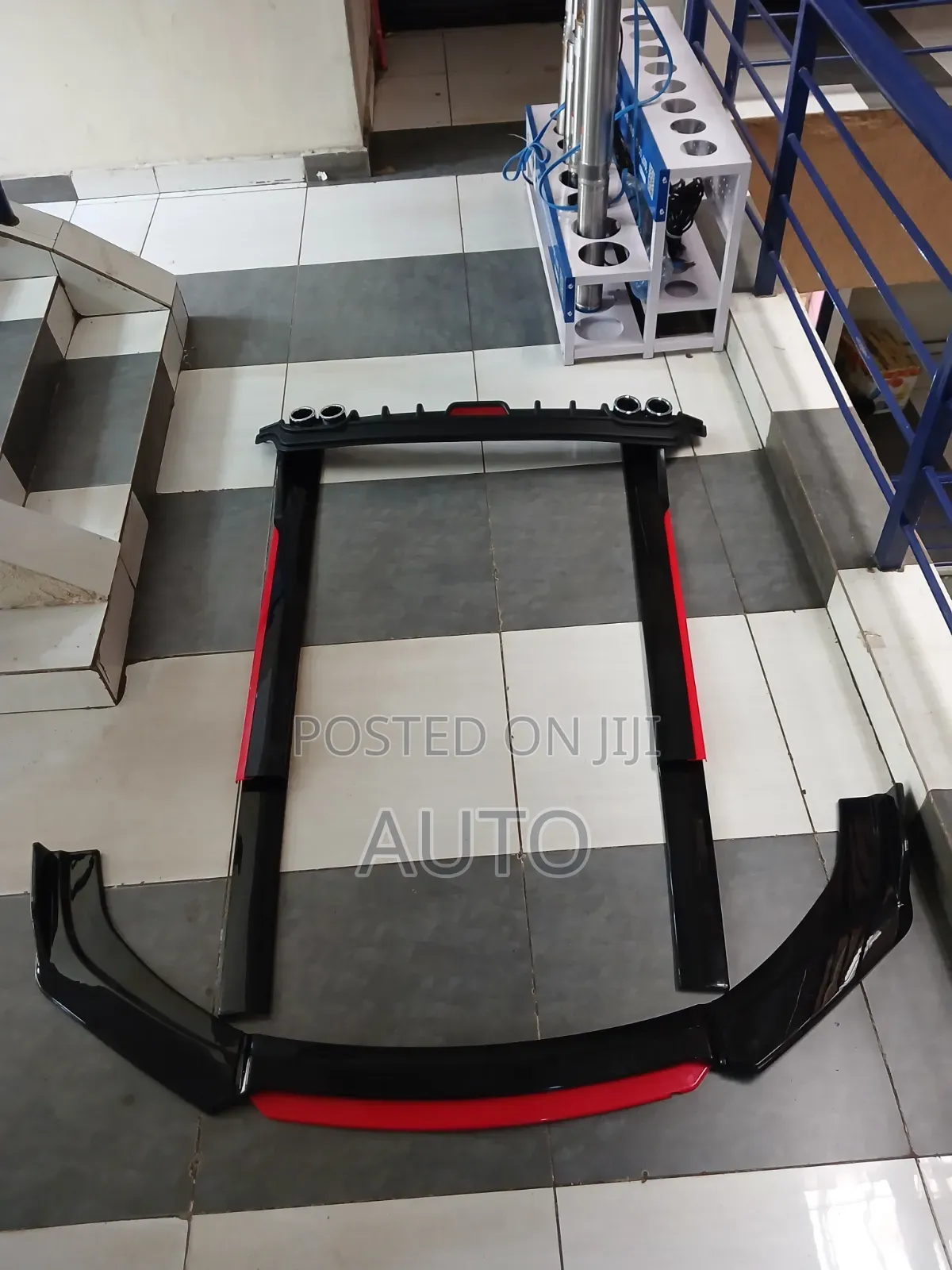 Universal Car Full Body Kit–Front Bumper Lip,Side Skirts Rear Diffuser