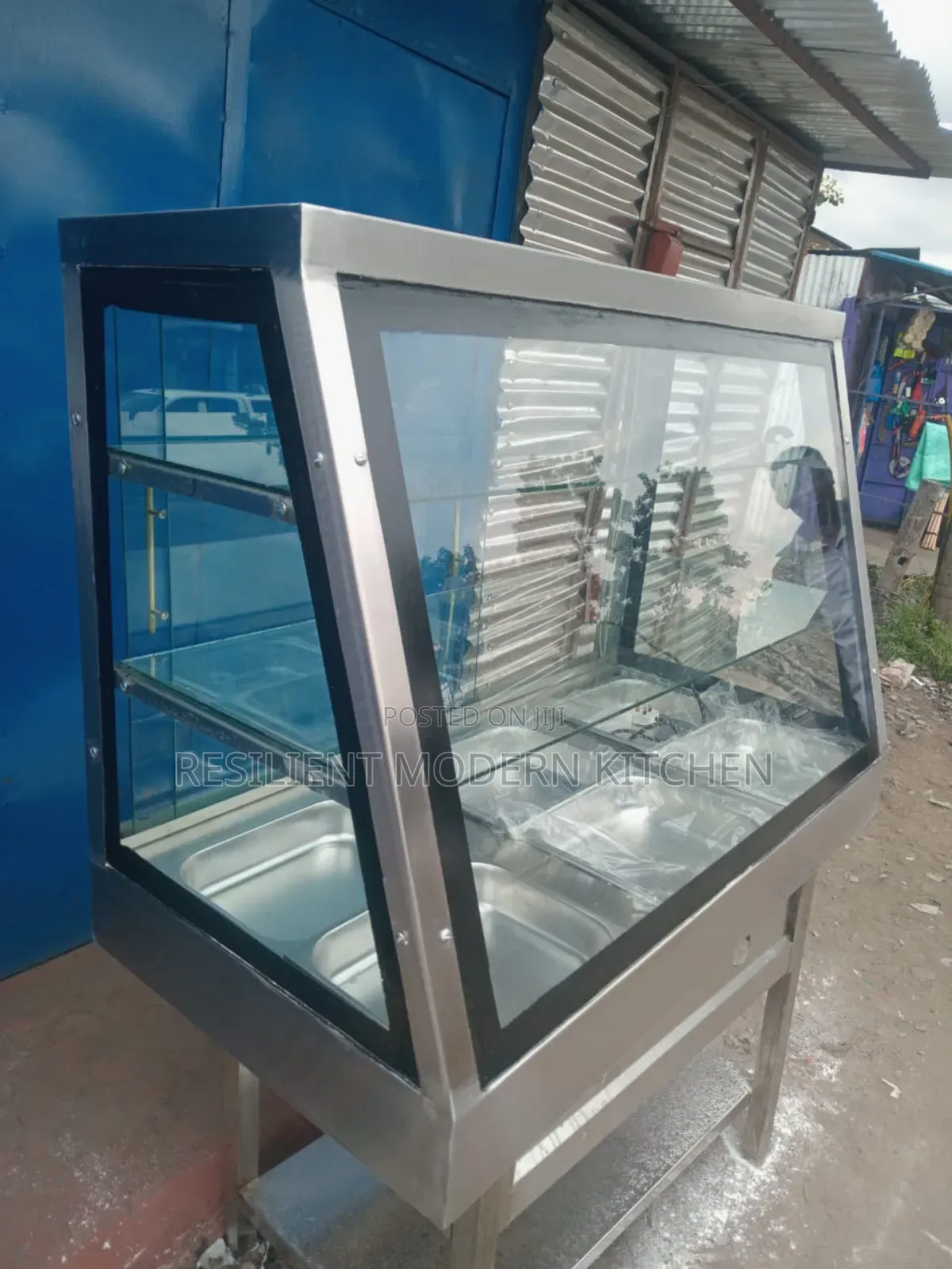 Stainless Steel Heavy Duty Chips Warmer Display