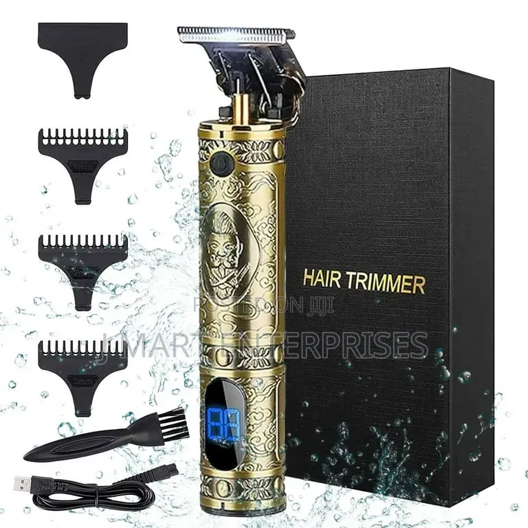 Professional Mens Hair Clippers Zero Gapped Cordlesstrimmer